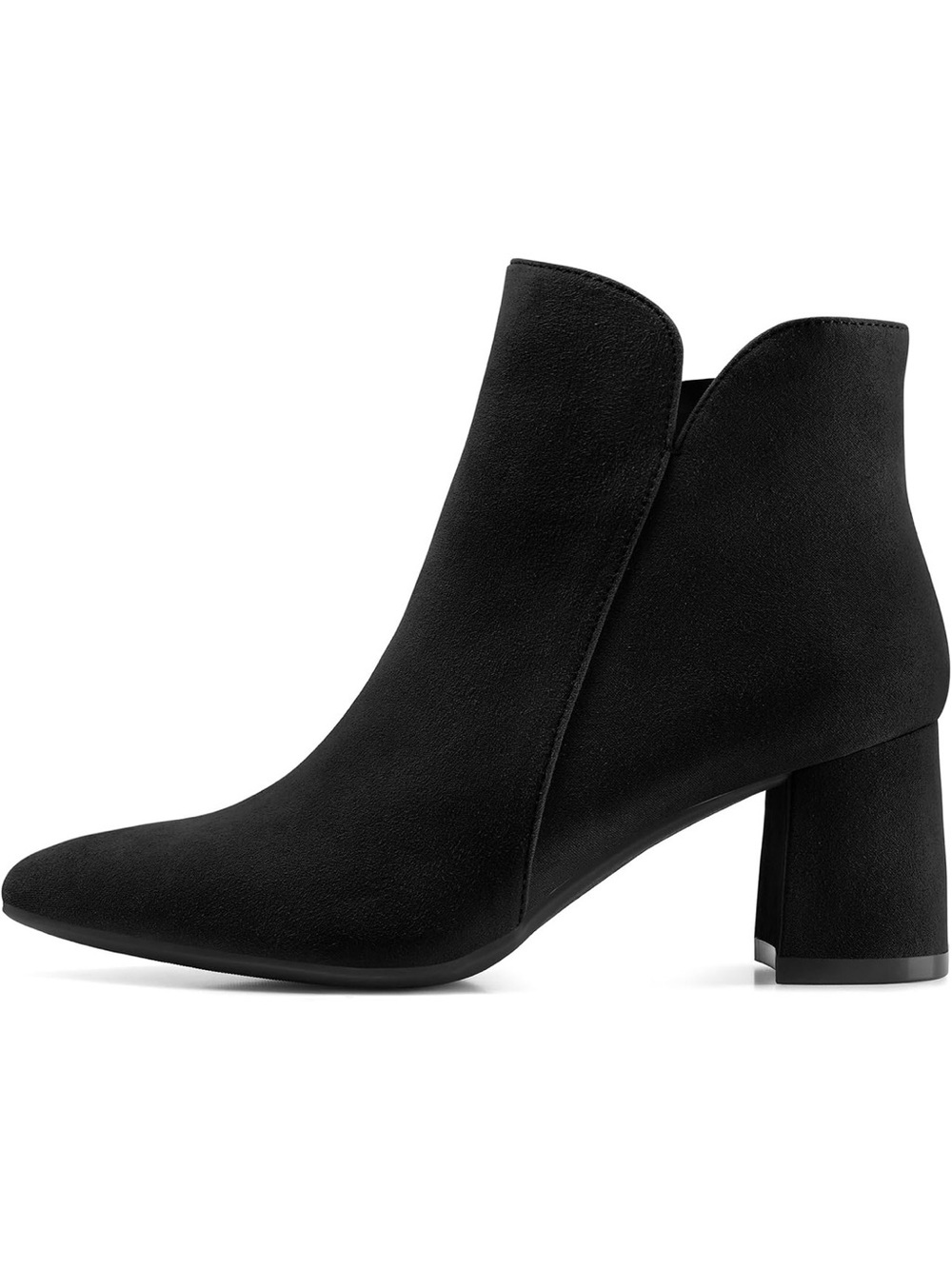 My soft Classic Black Women's Ankle Boot with Block Heel size 9.5
